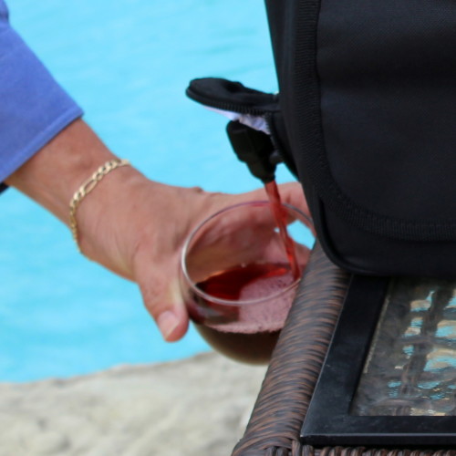 wine purse. tote bag. beach tote.